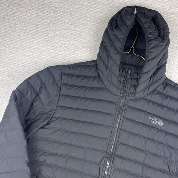 The North Face Stretch Down Jacket 700 Fill Men's L Puffer Black Packable Read* - Picture 3 of 16
